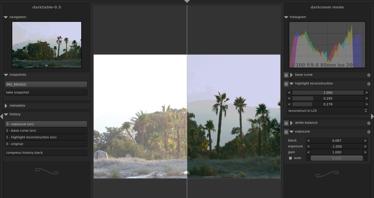 Darktable(数字摄影暗房软件) v2.4.8