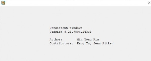 PersistentWindows多屏调整工具 v5.30