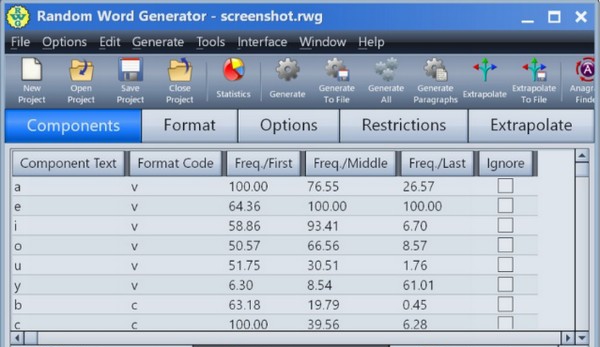 Random Word Generator(随机词生成器) v30.7