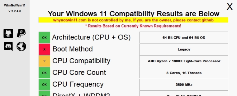 WhyNotWin11(32位/64位) v2.2.4.5
