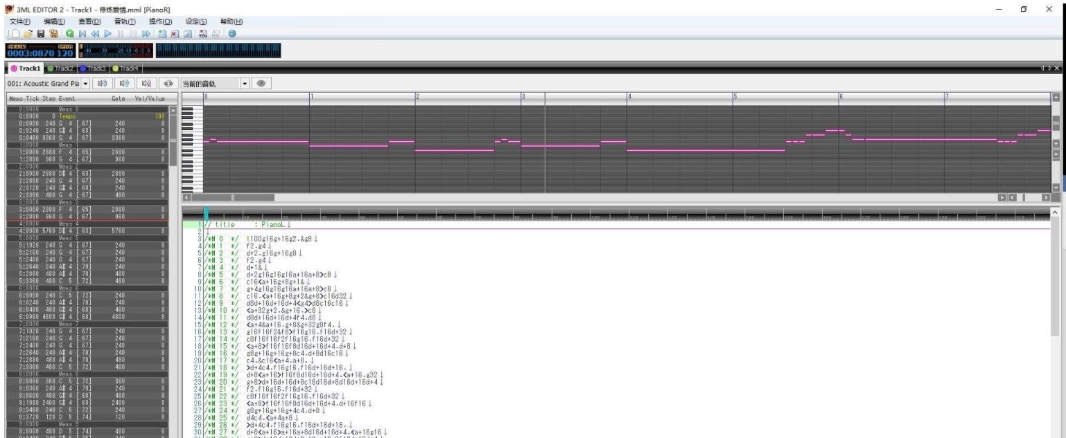 3ML EDITOR(洛奇乐谱制作工具) v2.03.788