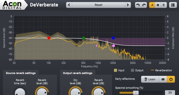Acon Digital DeVerberate(音频混响插件) v2.1.8