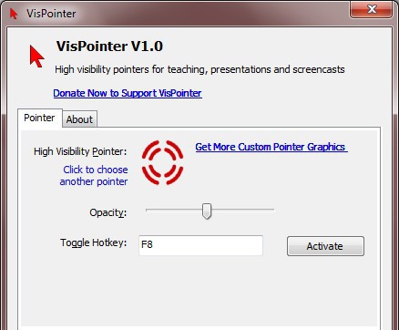 VisPointer(鼠标指针高亮工具) v1.6