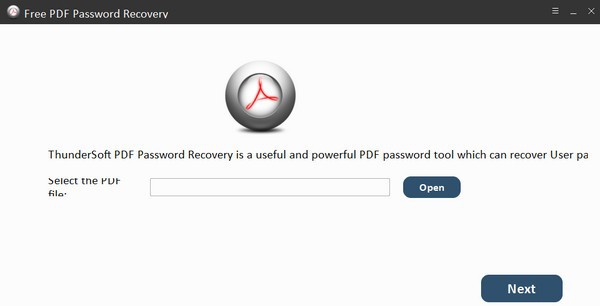Free PDF Password Recovery(密码恢复工具) v2.8