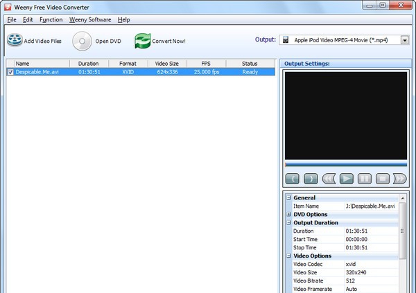 Weeny Free Video Converter(视频转换工具) v2.4