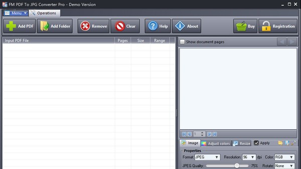 FM PDF To JPG Converter Pro(PDF转JPG工具) v3.6