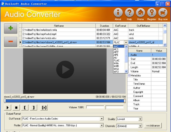 Bolisoft Audio Converter(视频转换工具) v1.36