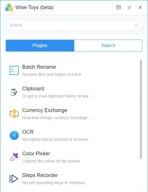 Wise Toys(桌面工具集) v1.0.7
