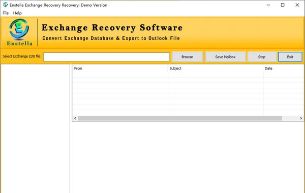 Enstella Exchange Recovery(EDB转PST恢复工具) v8.12