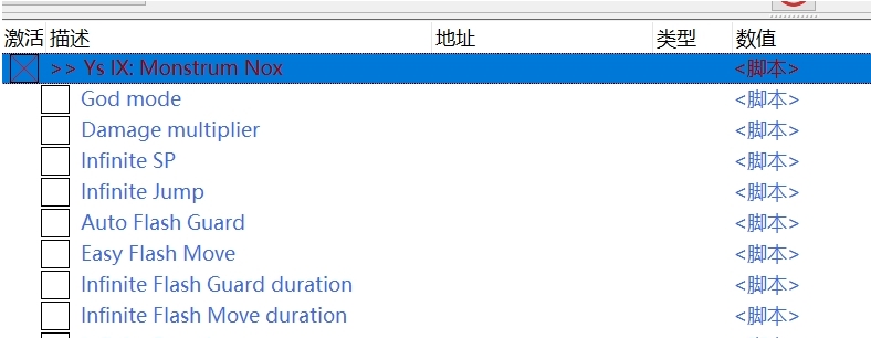 伊苏9ce修改脚本 v1.83