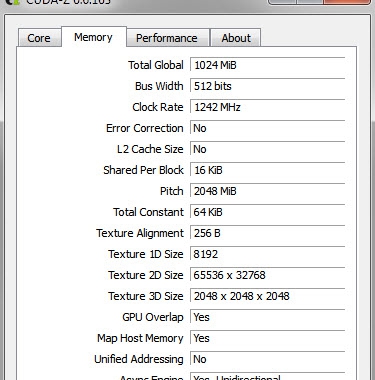 CUDA-Z(显卡测试软件) v0.10.256