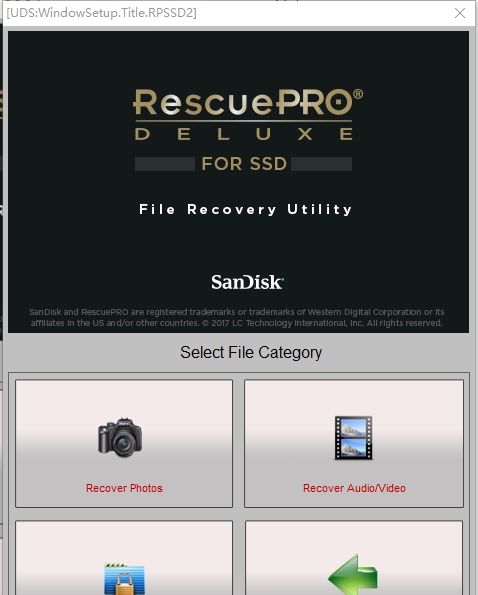LC Technology RescuePRO SSD v7.0.1.15