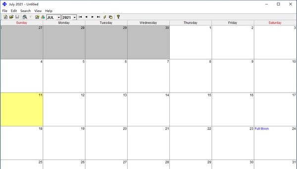 Calendar Program Pro(日程管理工具) v2.06