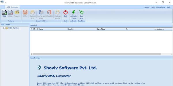 Shoviv MSG Converter(MSG转换器) v21.13