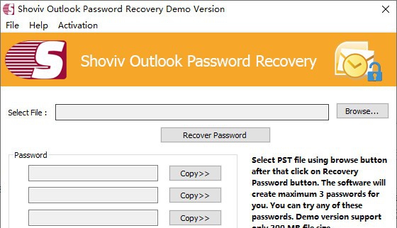 Shoviv Outlook Password Recovery(Outlook文件密码恢复) v20.8