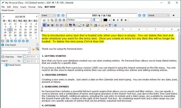 My Personal Diary(电子日记本) v9.5.0.6