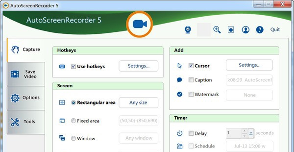 AutoScreenRecorder 5(屏幕录制工具) v5.0.725
