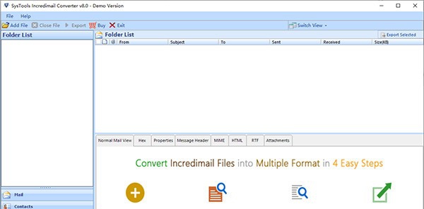 SysTools IncrediMail Converter(电子邮件格式转换工具) v8.3