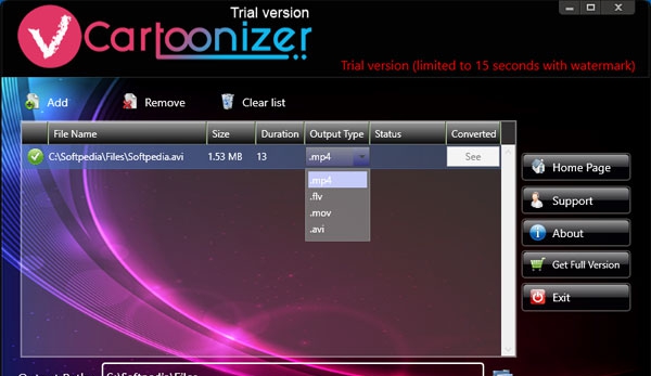 VCartoonizer(视频卡通效果软件) v1.4.9