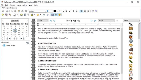 Alpha Journal Pro(日记软件) v21.1.5