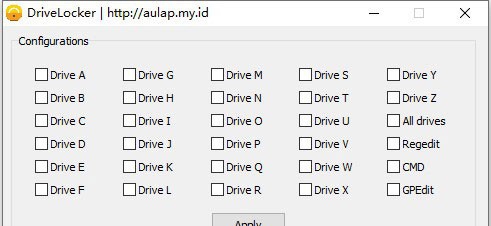 DriveLocker(分区锁定工具) v1.5
