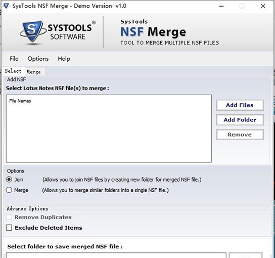 SysTools NSF Merge(文件处理工具) v1.5