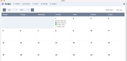 Tockler(电脑程序使用时间记录) v3.19.13