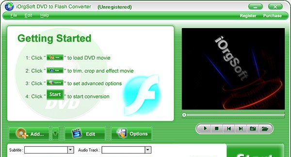 iOrgSoft DVD to Flash Converter(视频格式转换工具) v3.3.11