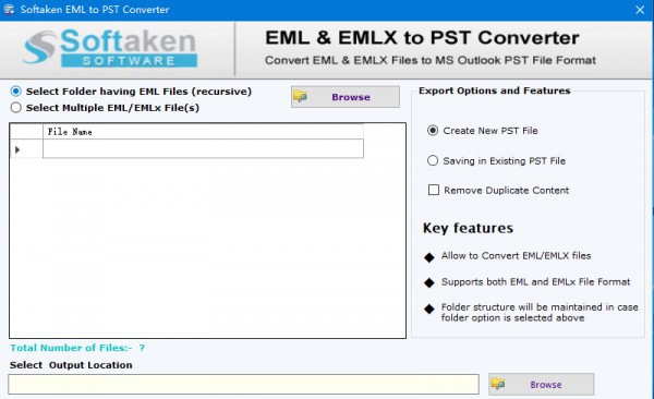 Softaken EML to PST Converter(邮件格式转换器) v2.3