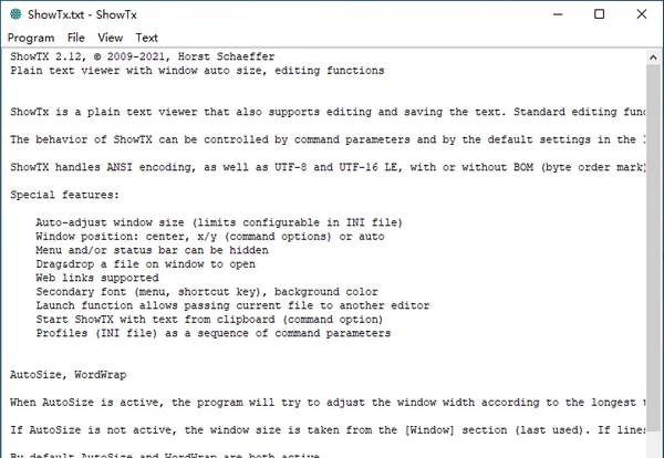 ShowTx(纯文本查看器) v2.17