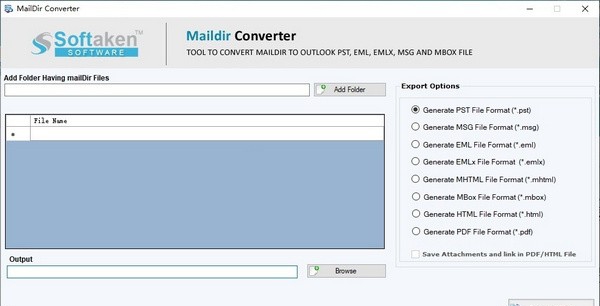 Softaken Maildir Converter(电子邮件转换工具) v1.5