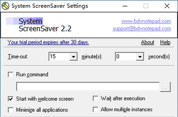 System ScreenSaver(系统屏幕保护程序) v2.7