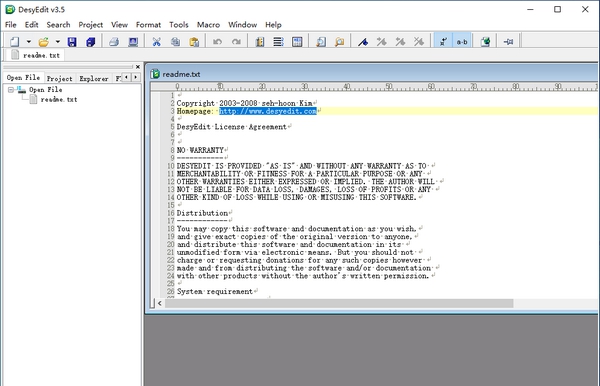 DesyEdit(源码文本编辑器) v3.5.19