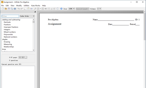 Infinite Pre-Algebra(无限预代数软件) v2.59