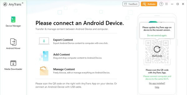 AnyTrans for Android(安卓文件传输软件) v7.3.0.20200726