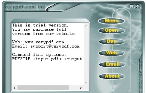 VeryPDF PDF to TIFF Extractor(PDF图片提取转换工具) v3.6