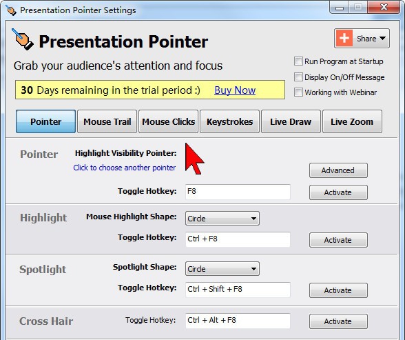 Presentation Pointer(演示文稿指针) v1.6.9