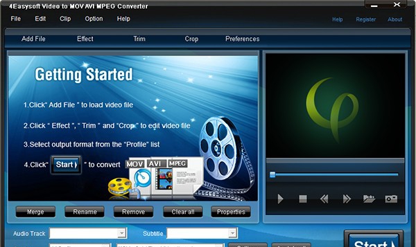 4Easysoft Video to MOV AVI MPEG Converter(视频转换工具) v3.2.26