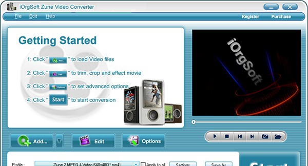 iOrgSoft Zune Video Converter(视频转换工具) v3.3.12