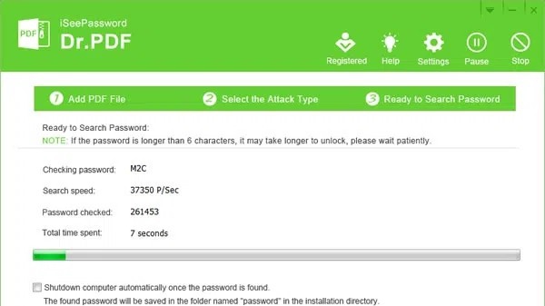 iSeePassword Dr.PDF(PDF密码恢复工具) v4.8.9