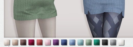 模拟人生4时尚针织毛衣连衣裙MOD v1.3