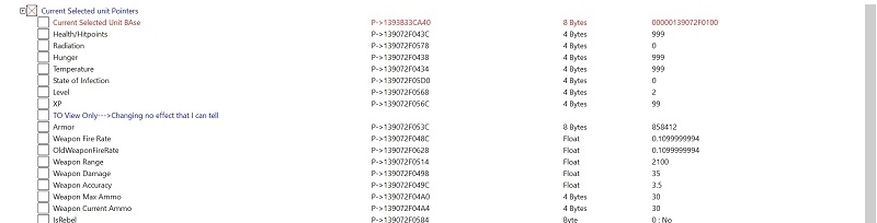 最后的天堂多功能CE修改器 v1.59