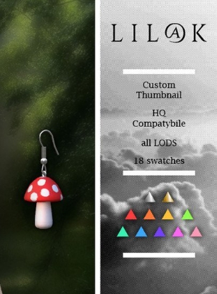 模拟人生4可爱蘑菇耳环MOD v2.76