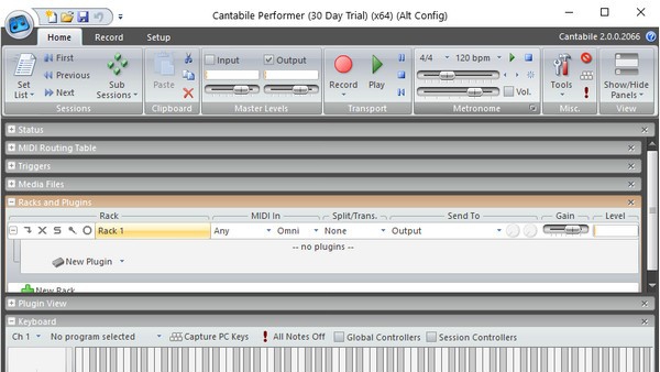Cantabile Performer(乐器模拟效果器软件) v2.0.0.2069