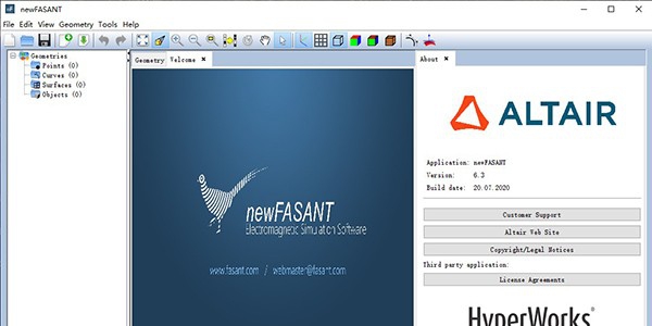 Altair newFASANT(电磁技术仿真分析工具) v6.3.25