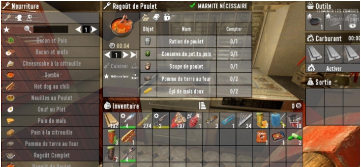 七日杀食谱扩展包MOD v2.28