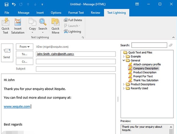Text Lightning(电子邮件清除工具) v4.5