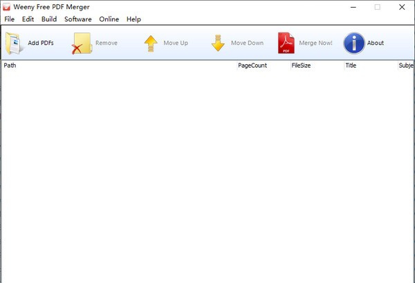 Weeny Free PDF Merger(pdf合并软件) v2.4