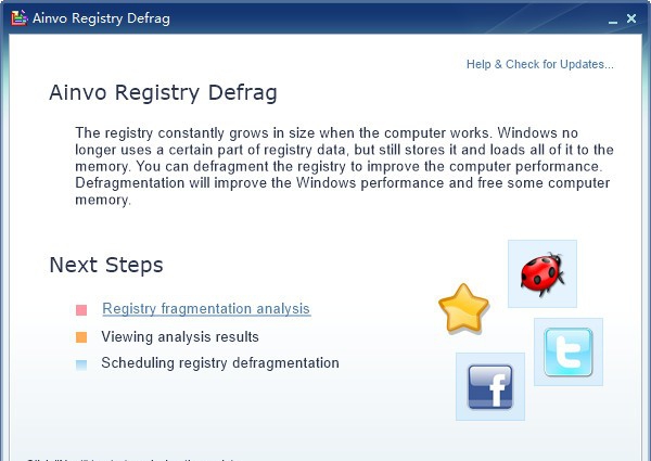Ainvo Registry Defrag(注册表碎片整理软件) v4.2.7.2111
