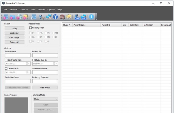 Sante PACS Server(医学图片管理软件) v2.4.7